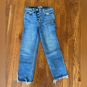 RE-DONE cropped straight Womens jean size 27